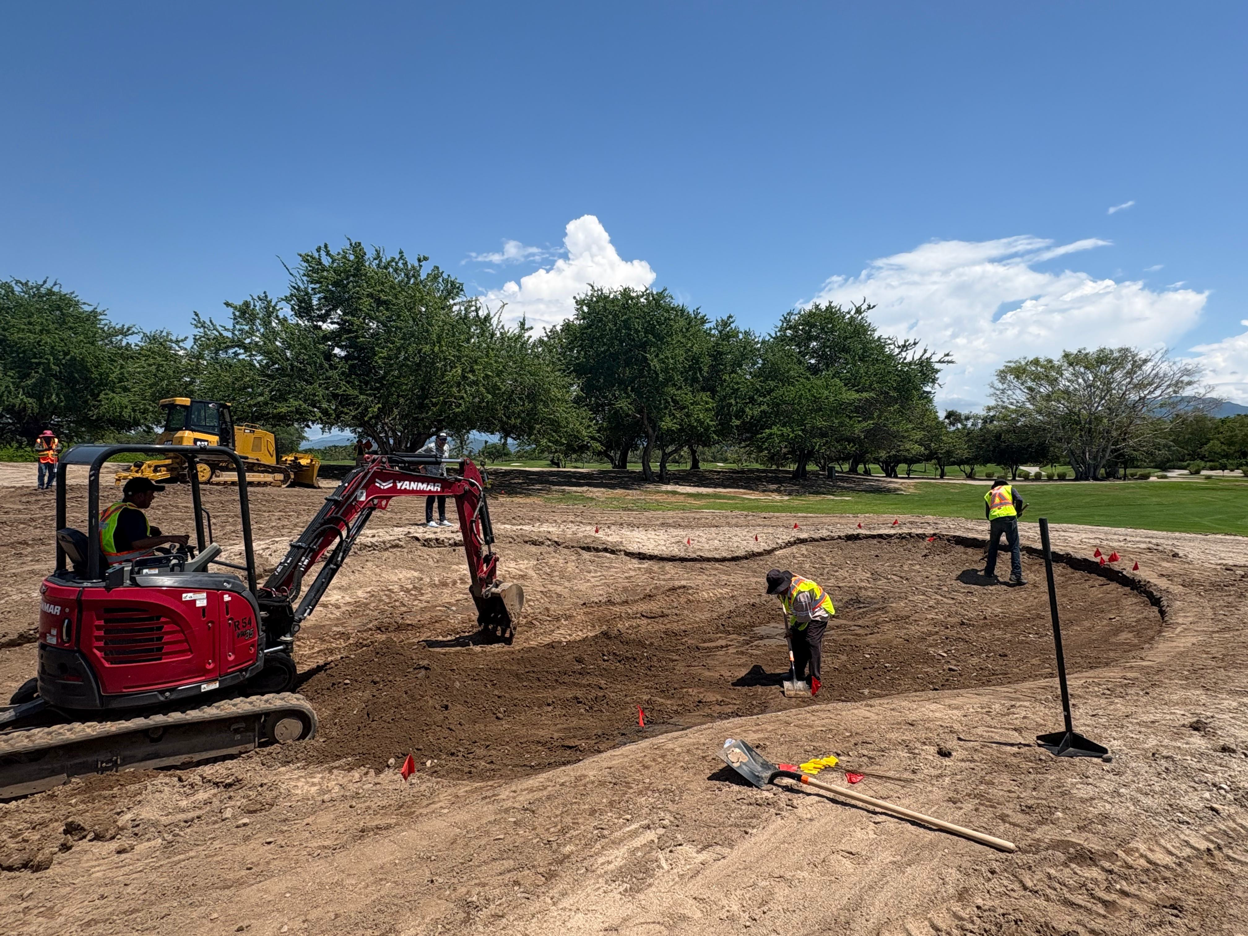 Nueva construcción de campo de golf